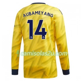 Camisolas de Futebol Arsenal Pierre-Emerick Aubameyang 14 Equipamento Alternativa 2019/20 Manga Comprida